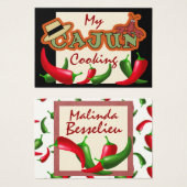 Cajun Cooking Cards by SRF (Front & Back)