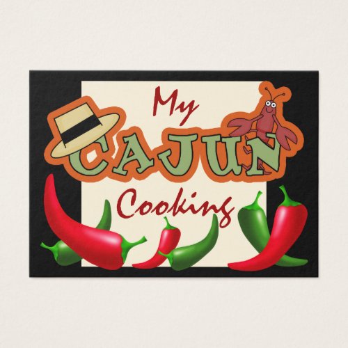 Cajun Cooking Cards by SRF Business Card