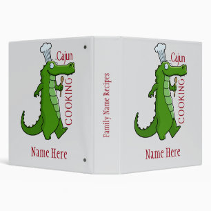 Cajun cooking recipe binder