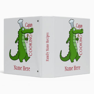 Cajun cooking recipe binder