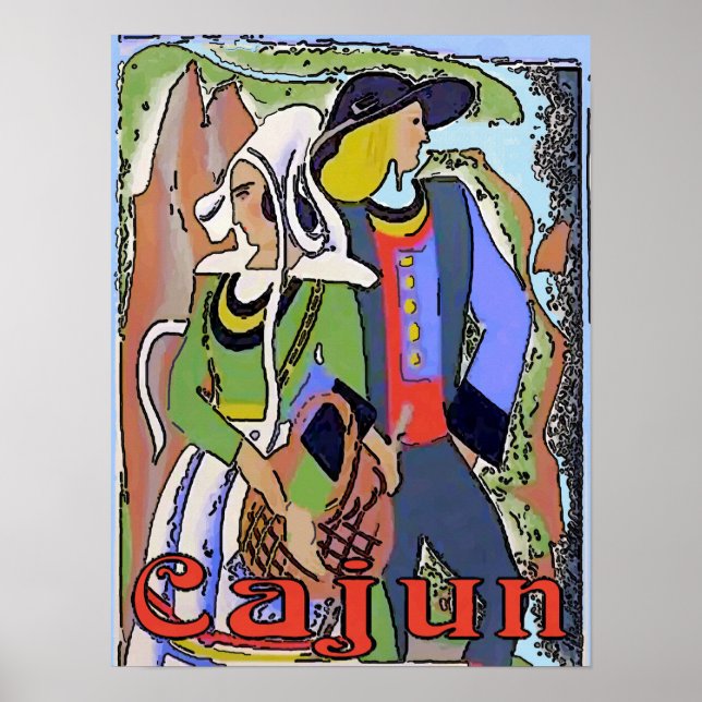 Cajun Couple Poster (Front)