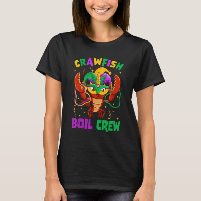 Cajun Crawfish Boil Party Crawfish Crew Southern M T-Shirt (Front)