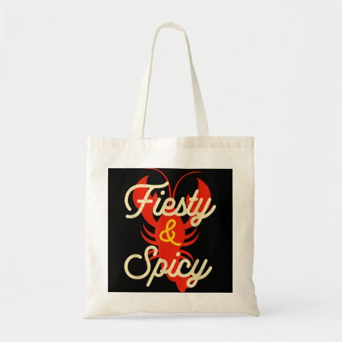 Cajun Crawfish Boil Party Cute Fiesty and Spicy Ma Tote Bag