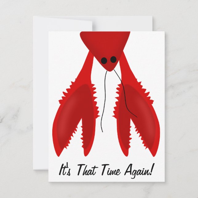 Cajun Crawfish Boil Party Invitation (Front)