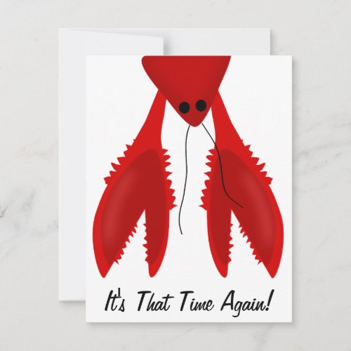 Cajun Crawfish Boil Party Invitation