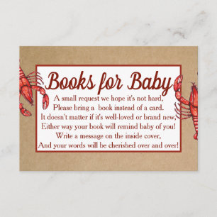 Cajun Crawfish Book Request Enclosure Card