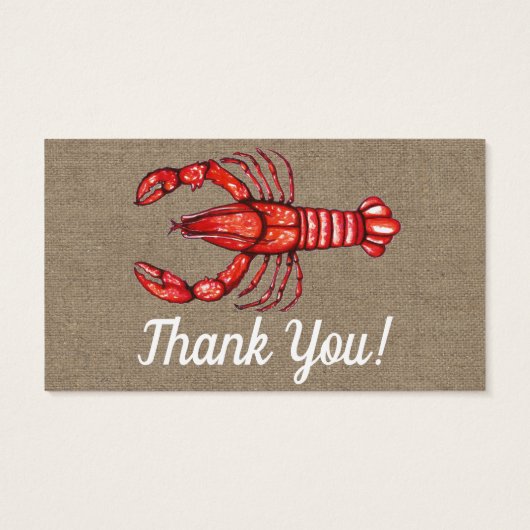 Cajun Crawfish & Faux Burlap Baby Shower Books (Back)