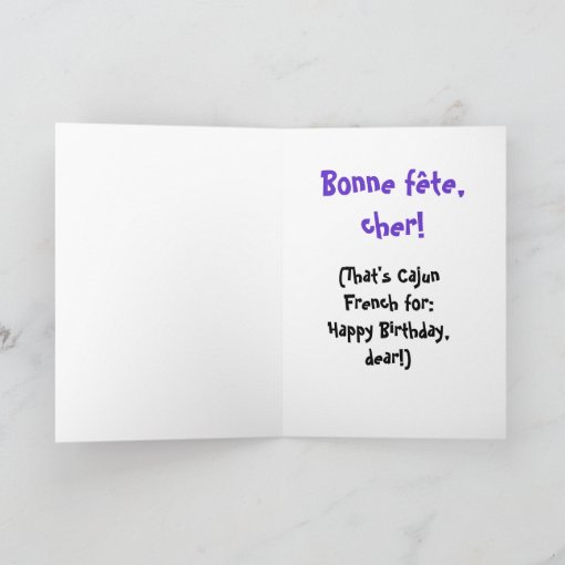 Cajun Crawfish Happy Birthday Card | Zazzle