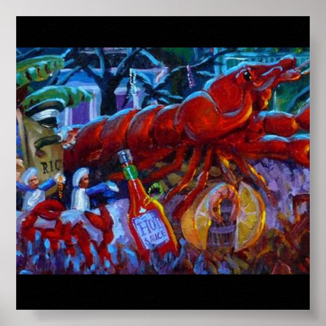 CAJUN CRAWFISH POSTER (Front)