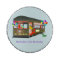 Cajun Crawfish Streetcar Birthday on Blue