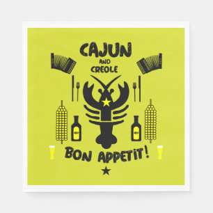 Cajun & Creole Cooks Napkins