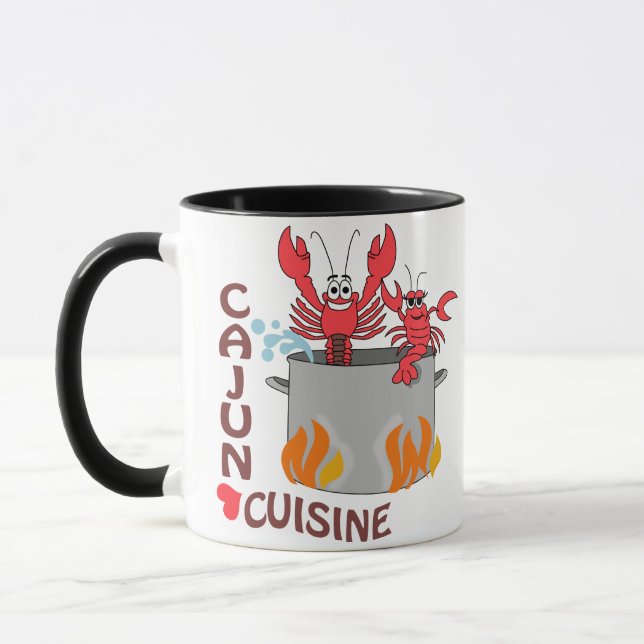 Cajun Cuisine Mug (Left)
