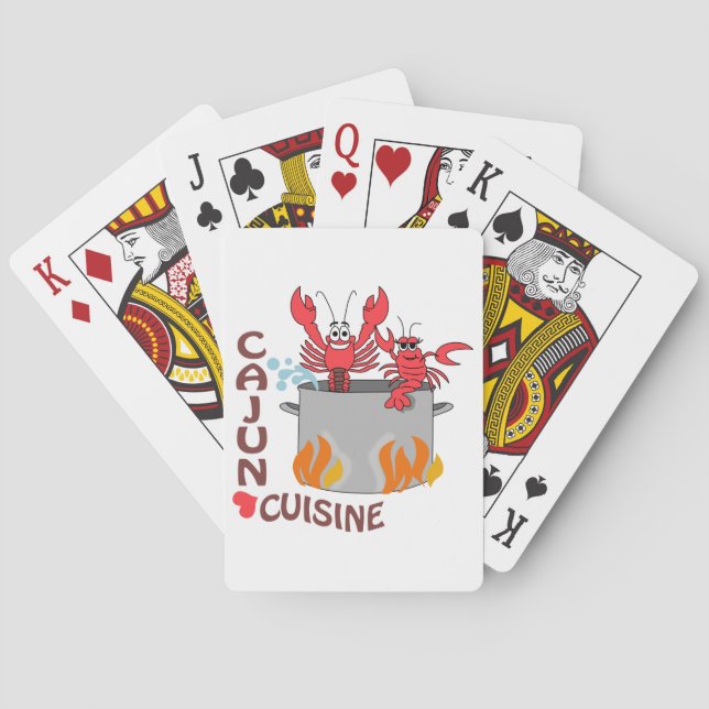 Cajun Cuisine Poker Cards (Back)