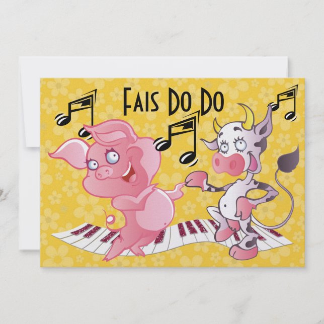 Cajun - Fais Do Do - Party Invitation (Front)