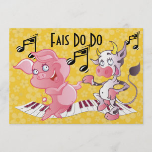 Cajun - Fais Do Do - Party Invitation