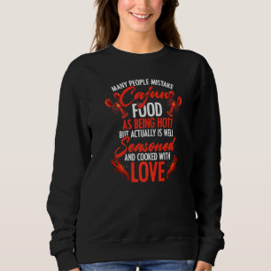 Cajun Food Crayfish American Louisiana Crawfish Ca Sweatshirt