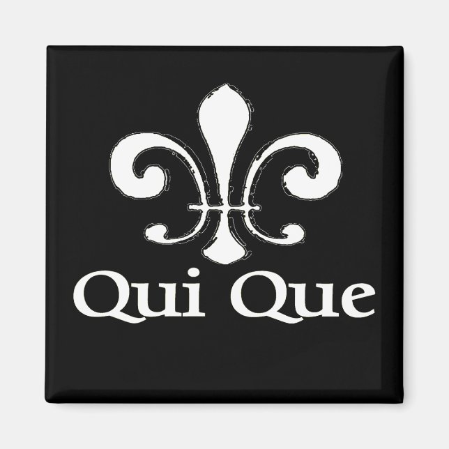 Cajun French Who Dat Magnet (Front)