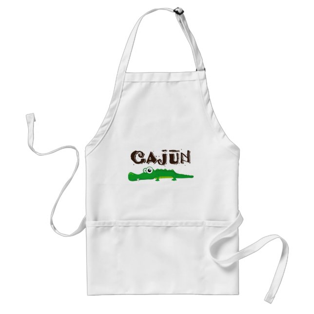 Cajun_gator Adult Apron (Front)