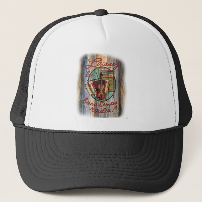 Cajun-Music-Instruments Trucker Hat (Front)