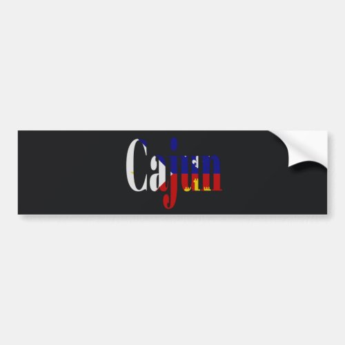 Cajun Pride Acadian Flag Louisiana Bumper Sticker