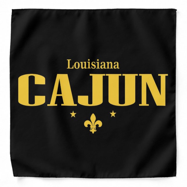Cajun Que Qui Fleur De Lis Bandana (Front)
