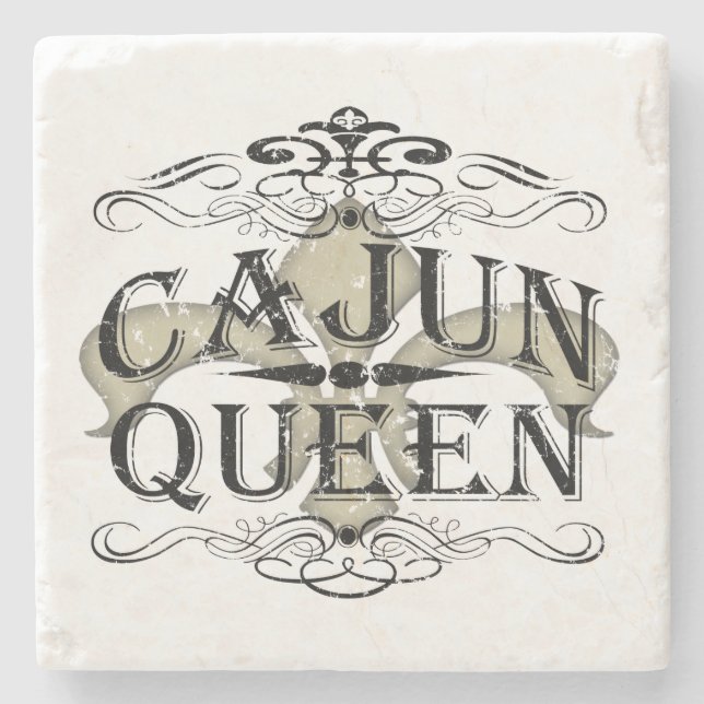 Cajun Queen Stone Coaster (Front)