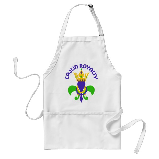 Cajun Royalty Adult Apron (Front)