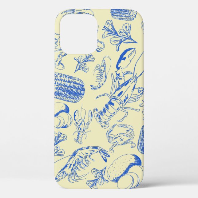 Cajun Seafood Boil – Southern Coastal Food Art Case-Mate iPhone Case (Back)