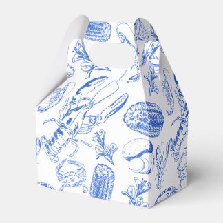 Cajun Seafood Boil – Southern Coastal Food Art Favor Boxes