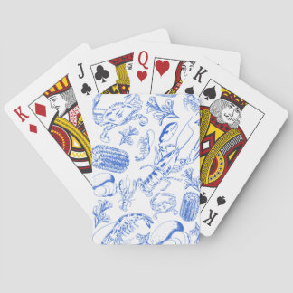 Cajun Seafood Boil – Southern Coastal Food Art Poker Cards