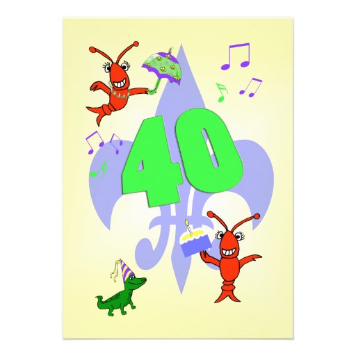 Cajun Themed Party Invitations 8