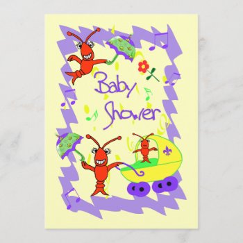 Cajun Themed Baby Shower Invitation by EnchantedBayou at Zazzle