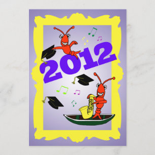 Cajun Themed Graduation 2012 Party Invitation