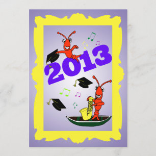 Cajun Themed Graduation 2013 Party Invitation