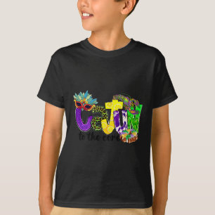 Cajun To The Core Mardi Mardi Gras Louisiana Carni T-Shirt