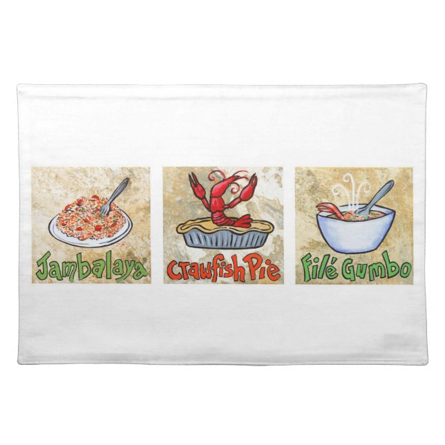 Cajun Trio Placemat (Front)