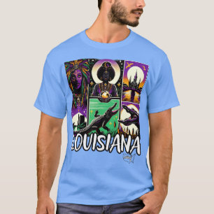 Cajun Twilight Louisianas Bayou American Vintage T-Shirt