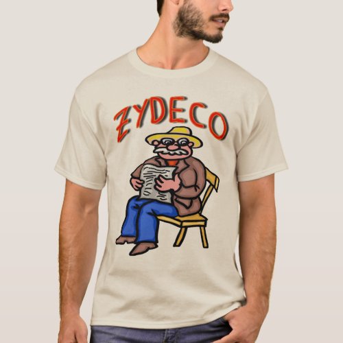 Cajun Zydeco Man T_Shirt