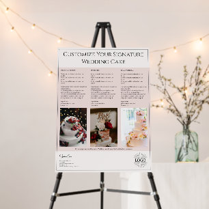 Cake Advertising Sign