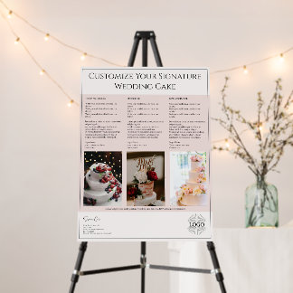 Cake Advertising Sign