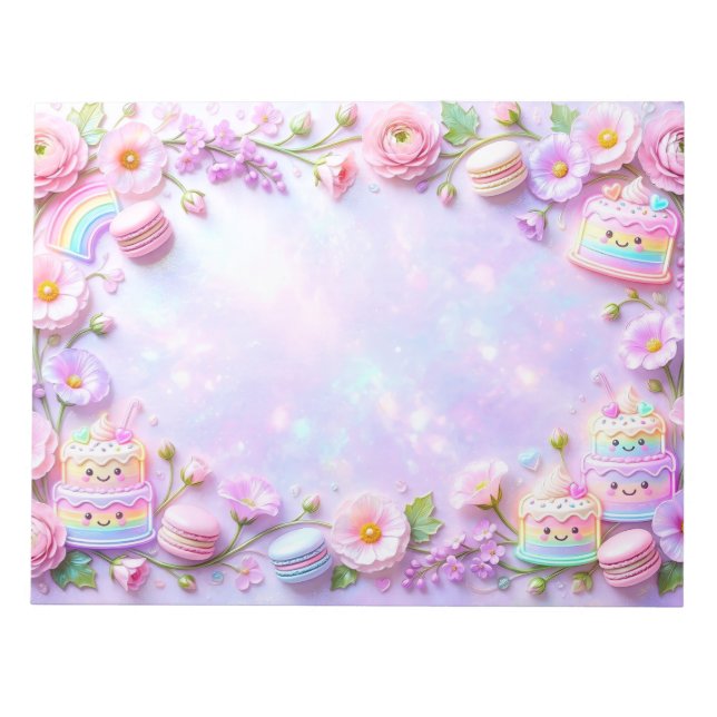 Cake and Cookie Bakery Notepad (Front)