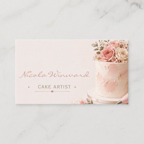 Cake Artist Business Card