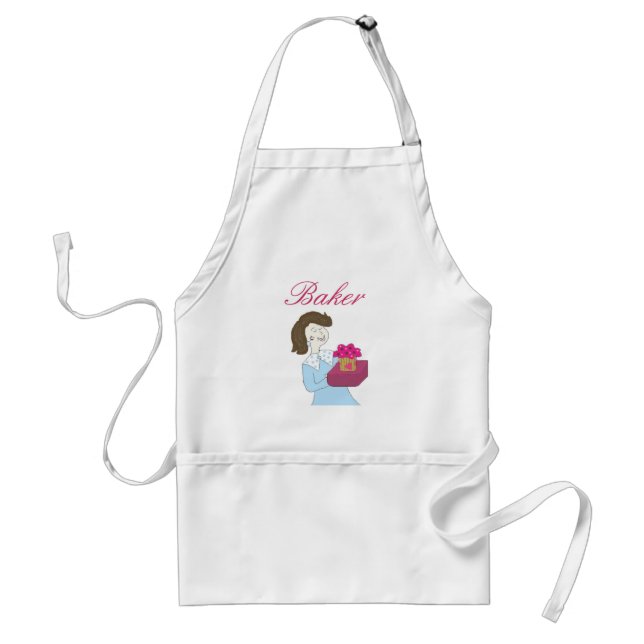Cake Baker Adult Apron (Front)