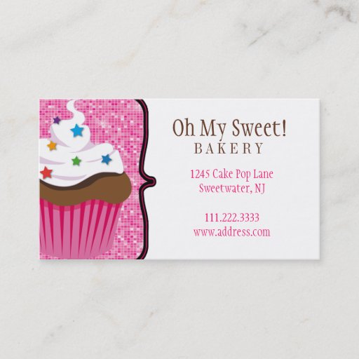 Customizable Cake Bakery : Business Card