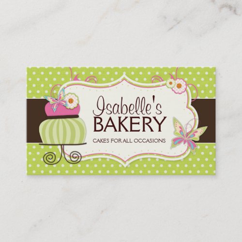 Cake Bakery Business Card