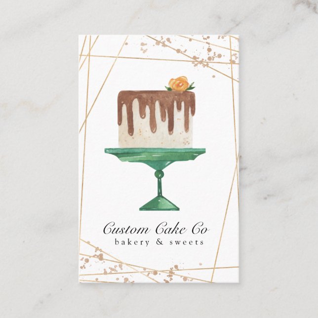 Cake / Bakery Business Card (Front)