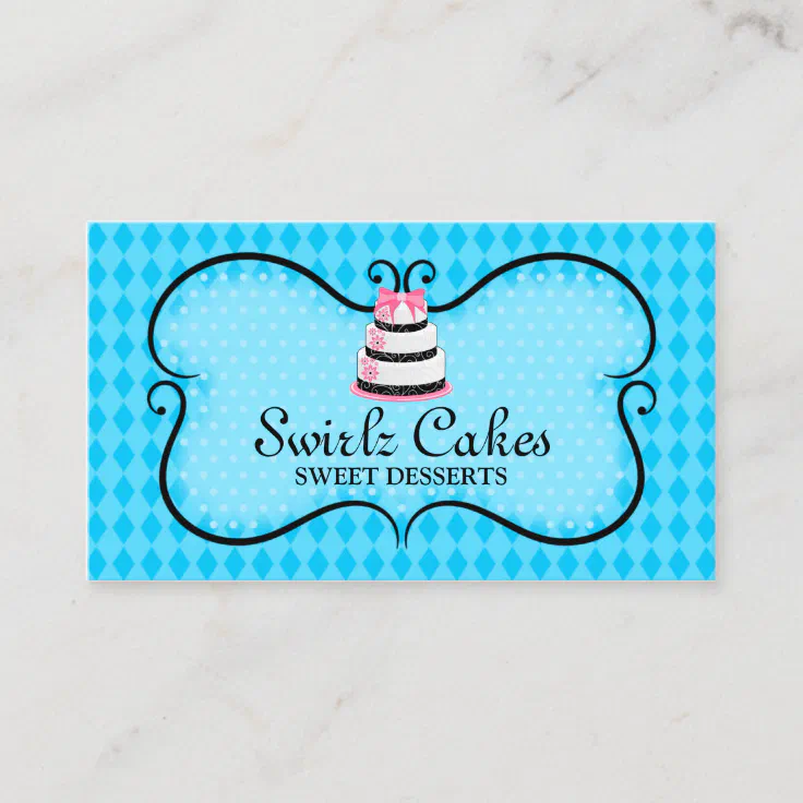 Cake Bakery Business Card Zazzle