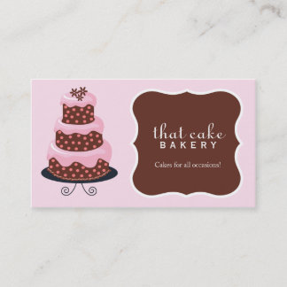 Cake Bakery Business Card