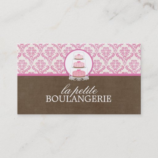 Customizable Cake Bakery Business Cards