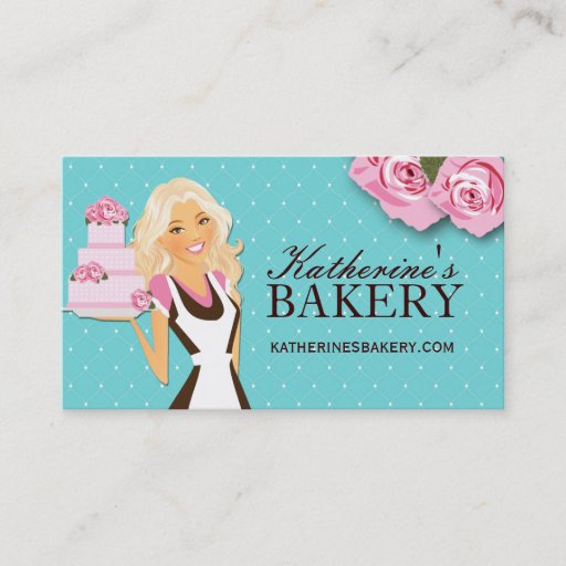 Customizable Cake Bakery Business Cards